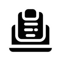 administrator icon. glyph icon for your website, mobile, presentation, and logo design. vector