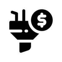 conversion icon. glyph icon for your website, mobile, presentation, and logo design. vector
