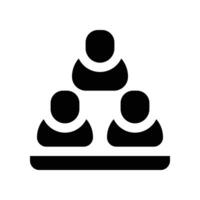 group icon. glyph icon for your website, mobile, presentation, and logo design. vector
