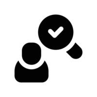 idea icon. glyph icon for your website, mobile, presentation, and logo design. vector