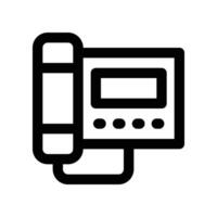 telephone icon. line icon for your website, mobile, presentation, and logo design. vector