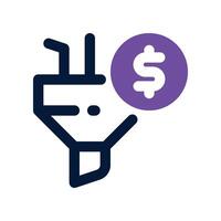 conversion icon. dual tone icon for your website, mobile, presentation, and logo design. vector