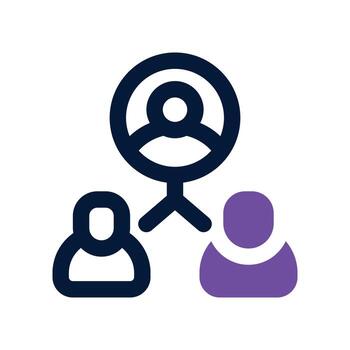 connection icon. dual tone icon for your website, mobile, presentation, and logo design. vector