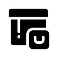 product icon. glyph icon for your website, mobile, presentation, and logo design. vector