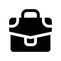 briefcase icon. glyph icon for your website, mobile, presentation, and logo design. vector