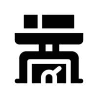 scale icon. glyph icon for your website, mobile, presentation, and logo design. vector