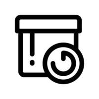 refund product icon. line icon for your website, mobile, presentation, and logo design. vector