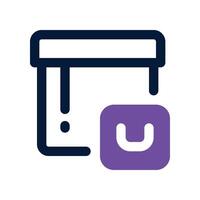 product icon. dual tone icon for your website, mobile, presentation, and logo design. vector