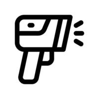 barcode scanner icon. line icon for your website, mobile, presentation, and logo design. vector