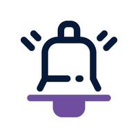 bell icon. dual tone icon for your website, mobile, presentation, and logo design. vector