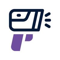 barcode scanner icon. dual tone icon for your website, mobile, presentation, and logo design. vector