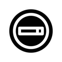 smoking area icon. glyph icon for your website, mobile, presentation, and logo design. vector