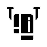 towel icon. glyph icon for your website, mobile, presentation, and logo design. vector