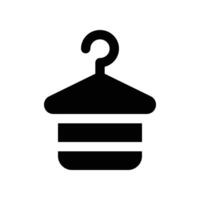 hanger icon. glyph icon for your website, mobile, presentation, and logo design. vector