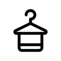 hanger icon. line icon for your website, mobile, presentation, and logo design. vector