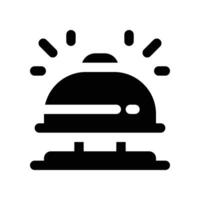 desk bell icon. glyph icon for your website, mobile, presentation, and logo design. vector