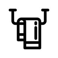 towel icon. line icon for your website, mobile, presentation, and logo design. vector
