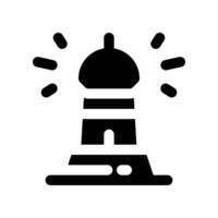 lighthouse icon. glyph icon for your website, mobile, presentation, and logo design. vector