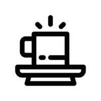 tea mug icon. line icon for your website, mobile, presentation, and logo design. vector