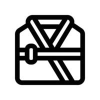 bathrobe icon. line icon for your website, mobile, presentation, and logo design. vector