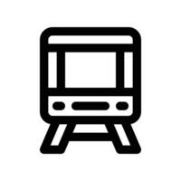 train icon. line icon for your website, mobile, presentation, and logo design. vector