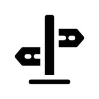 road sign icon. glyph icon for your website, mobile, presentation, and logo design. vector