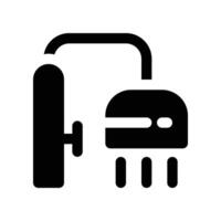 shower icon. glyph icon for your website, mobile, presentation, and logo design. vector