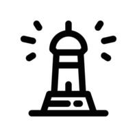 lighthouse icon. line icon for your website, mobile, presentation, and logo design. vector