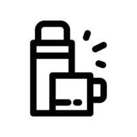 thermos icon. line icon for your website, mobile, presentation, and logo design. vector