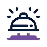 desk bell icon. dual tone icon for your website, mobile, presentation, and logo design. vector