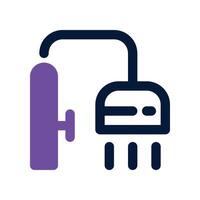 shower icon. dual tone icon for your website, mobile, presentation, and logo design. vector