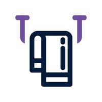 towel icon. dual tone icon for your website, mobile, presentation, and logo design. vector