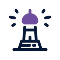 lighthouse icon. dual tone icon for your website, mobile, presentation, and logo design. vector