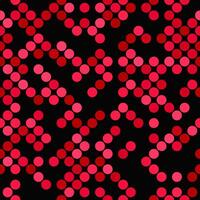 Red seamless dot pattern background - design vector