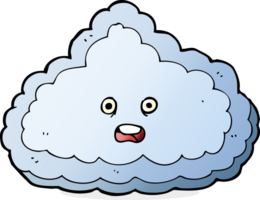 cartoon cloud drawing png