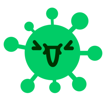 rindo vírus desenhando png