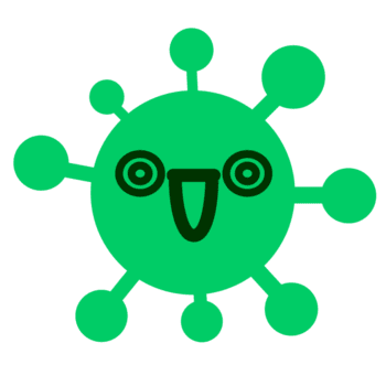 animado vírus desenhando png