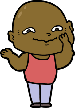 cartoon creepy guy drawing png