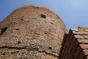 Ciechanow, Poland - June 8th, 2024 - Round tower at Castle of the Masovian Dukes photo