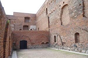 Ciechanow, Poland - June 8th, 2024 - Ruins of basements at Castle of the Masovian Dukes photo