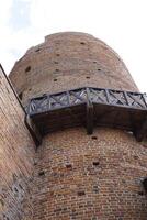 Ciechanow, Poland - June 8th, 2024 - Round tower at Castle of the Masovian Dukes photo