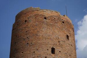 Ciechanow, Poland - June 8th, 2024 - Round tower at Castle of the Masovian Dukes photo