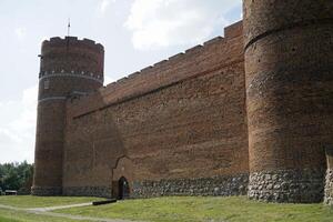 Ciechanow, Poland - June 8th, 2024 - Main entrance at Castle of the Masovian Dukes photo