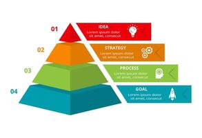 Creative concept for infographic with 4 steps, options, parts or processes. Business data visualization. vector
