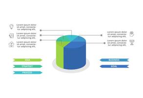 Creative concept for infographic with 5 steps, options, parts or processes. Business data visualization. vector