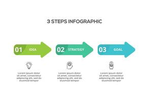 Creative concept for infographic with 3 steps, options, parts or processes. Business data visualization. vector