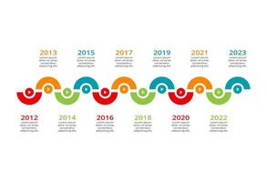 Creative concept for infographic with 12 steps, options, parts or processes. Business data visualization. vector