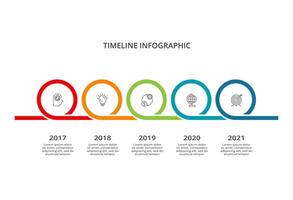 Creative concept for infographic with 5 steps, options, parts or processes. Business data visualization. vector