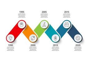 Creative concept for infographic with 7 steps, options, parts or processes. Business data visualization. vector