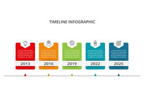 Creative concept for infographic with 5 steps, options, parts or processes. Business data visualization. vector